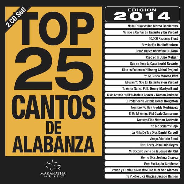 Top 25 Cantos de Alabanza 2014